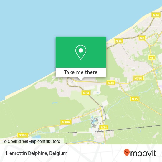 Henrottin Delphine, Veurnestraat 7 8660 De Panne map