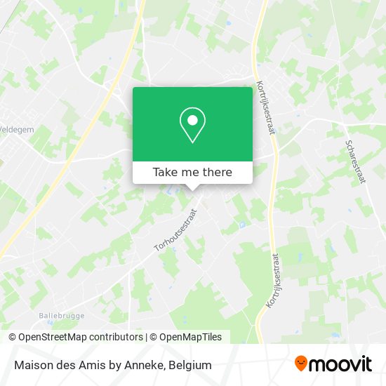 Maison des Amis by Anneke map