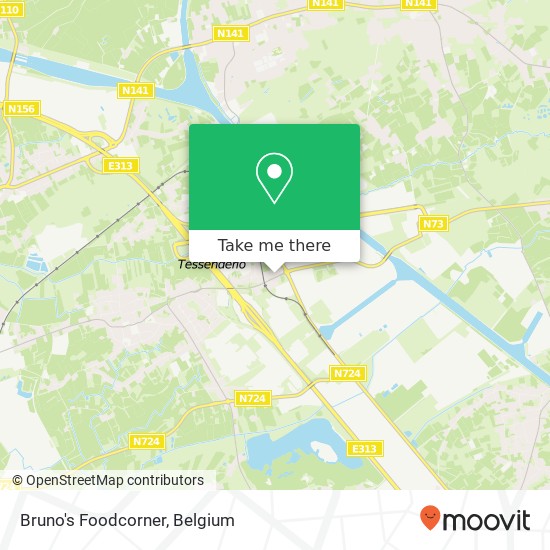 Bruno's Foodcorner, Kanaalweg 57 3980 Tessenderlo map