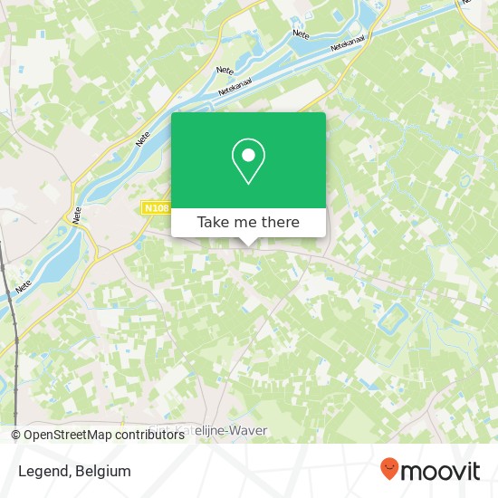 Legend, Hoogstraat 292 2570 Duffel map