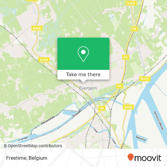 Freetime, Hoeksken 35 9940 Evergem map