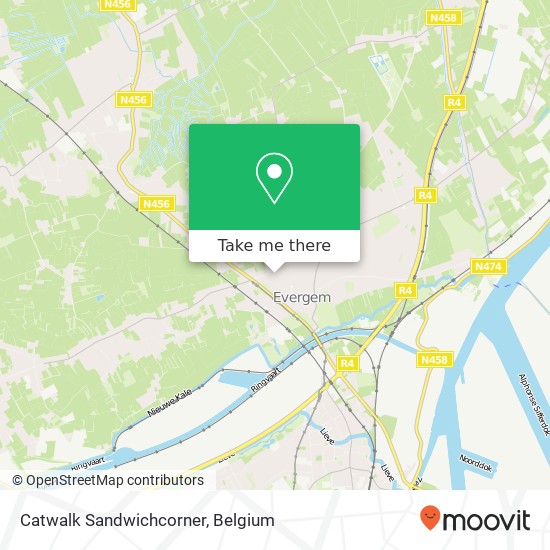 Catwalk Sandwichcorner, Hoeksken 76 9940 Evergem map