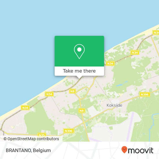 BRANTANO, Koninklijke Baan 228 8670 Koksijde map