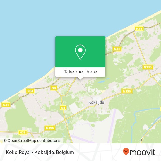 Koko Royal - Koksijde plan