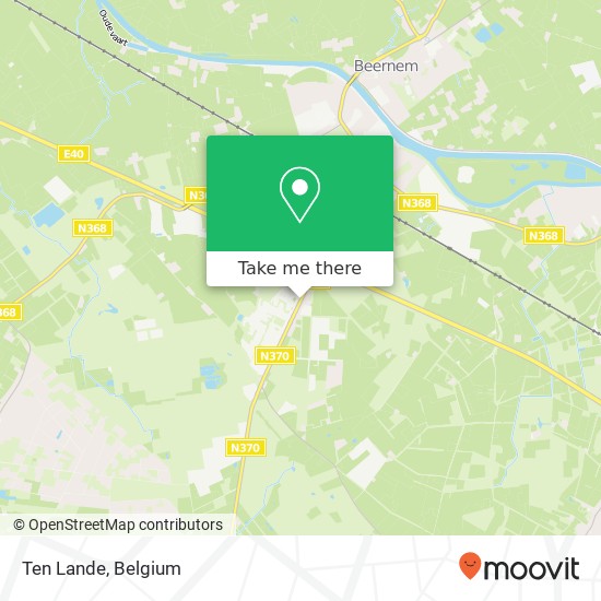 Ten Lande, Reigerlostraat 25 8730 Beernem map
