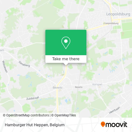 Hamburger Hut Heppen map