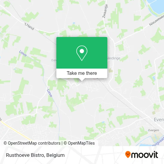 Rusthoeve Bistro map