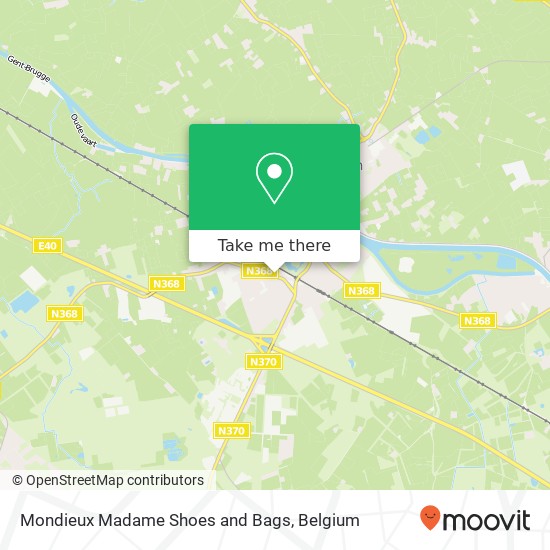 Mondieux Madame Shoes and Bags, Hubert d'Ydewallestraat 32 8730 Beernem plan