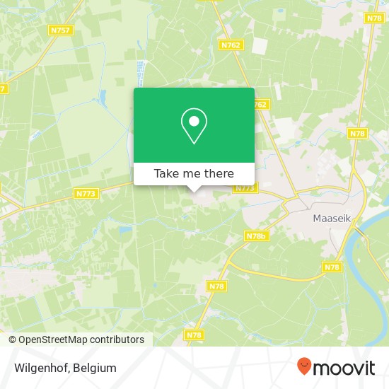 Wilgenhof, Kapelweg 51 3680 Maaseik plan
