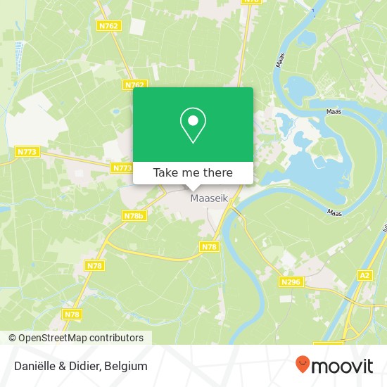 Daniëlle & Didier, Bosstraat 64 3680 Maaseik map