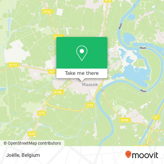 Joëlle, Bosstraat 3680 Maaseik map
