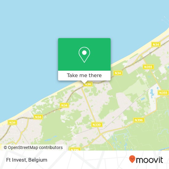 Ft Invest, Annastraat 4 8670 Koksijde map