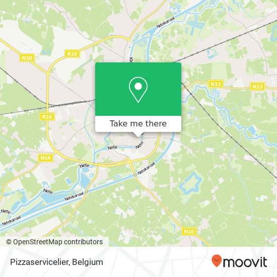 Pizzaservicelier, Berlarij 90 2500 Lier map