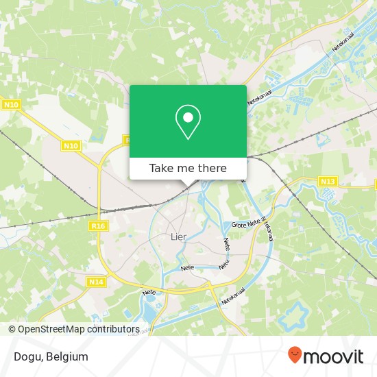 Dogu, Lispersteenweg 27 2500 Lier map