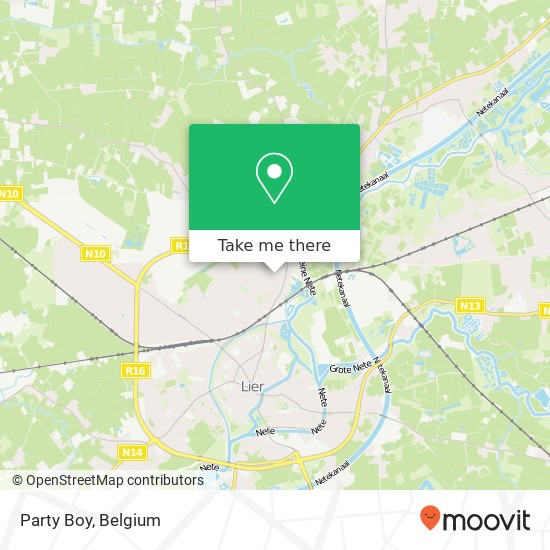 Party Boy, Voetbalstraat 4 2500 Lier map