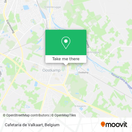Cafetaria de Valkaart map