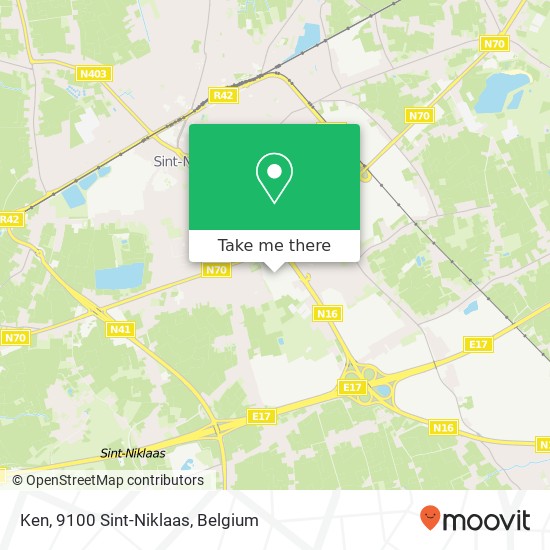 Ken, 9100 Sint-Niklaas map