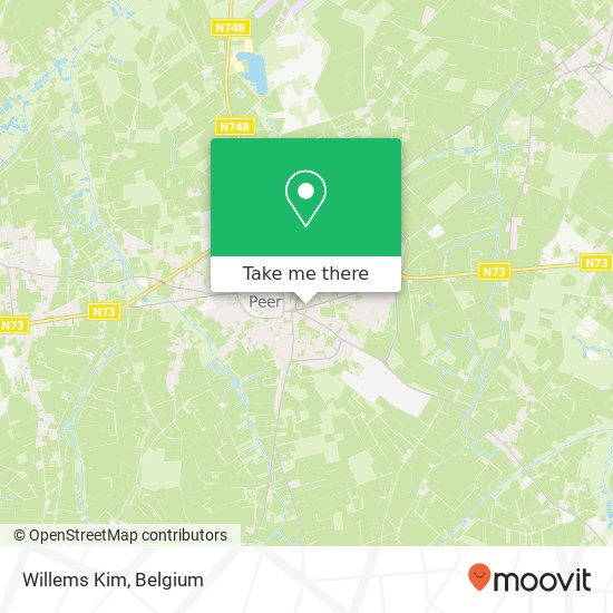 Willems Kim, Baan naar Bree 15 3990 Peer map