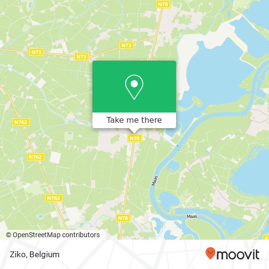 Ziko, Venlosesteenweg 91 3640 Kinrooi map