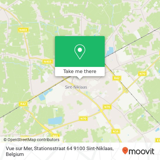 Vue sur Mer, Stationsstraat 64 9100 Sint-Niklaas plan