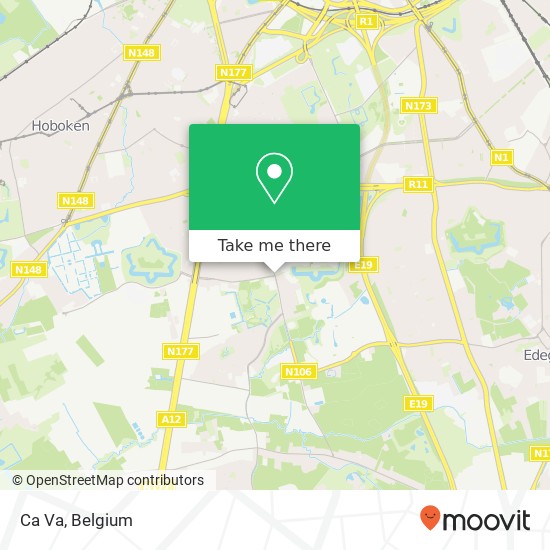 Ca Va, Doornstraat 2610 Antwerpen map