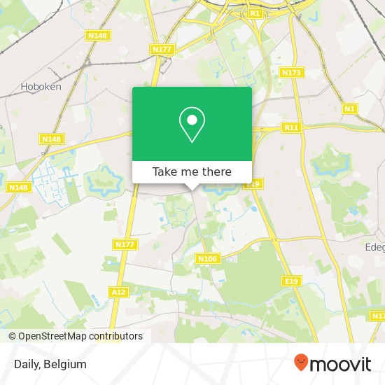 Daily, Krijgslaan 27 2610 Antwerpen map