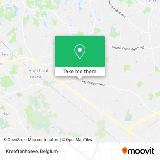 Kreeftenhoeve map