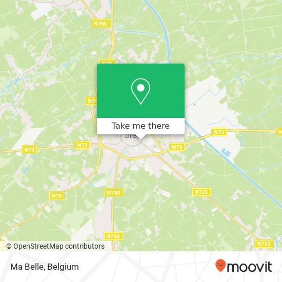 Ma Belle, Stationswal 1 3960 Bree map