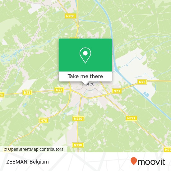 ZEEMAN, Markt 21 3960 Bree map