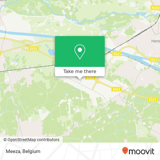 Meeza, Saffierstraat 34 Herentals map