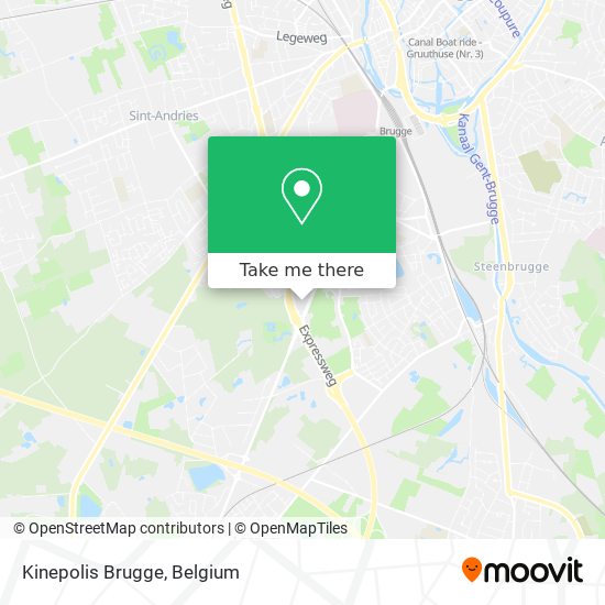 Kinepolis Brugge map