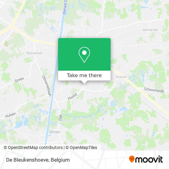 De Bleukenshoeve map