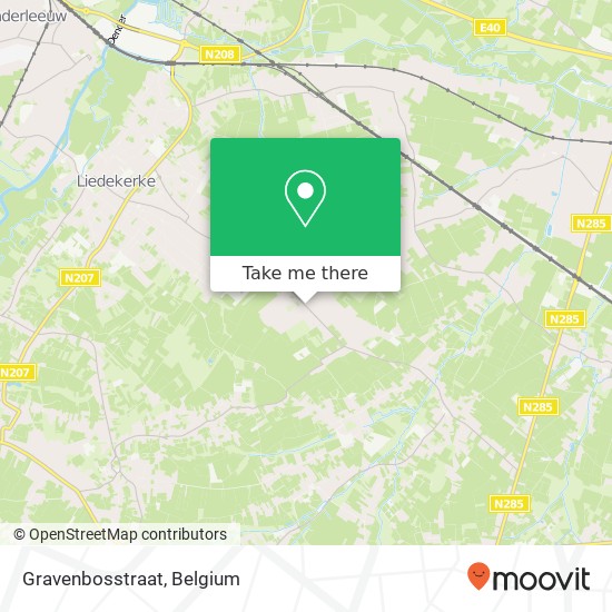 Gravenbosstraat map
