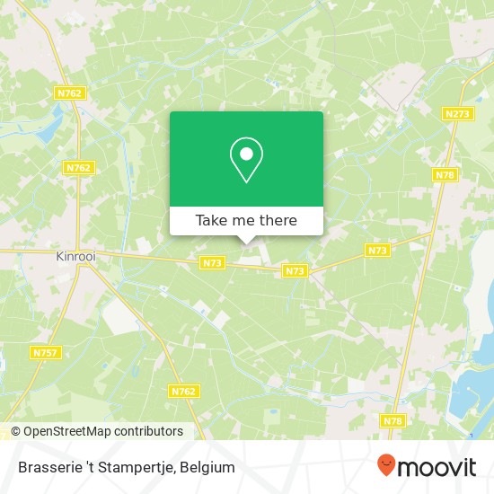 Brasserie 't Stampertje, Lakerweg 58 3640 Kinrooi map