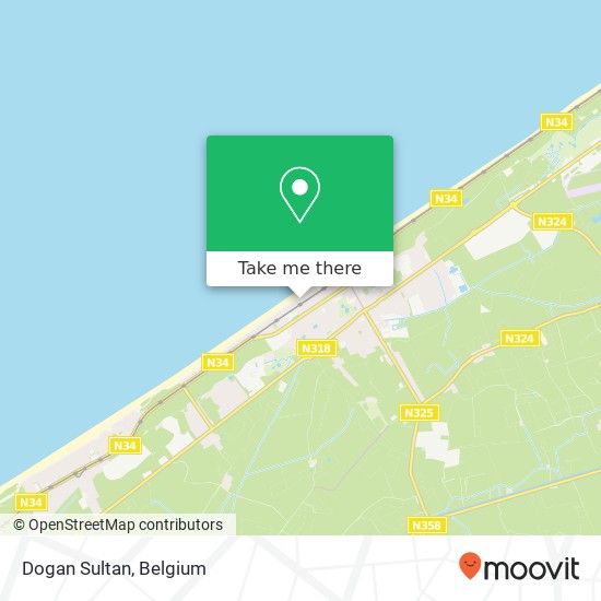 Dogan Sultan, Leopoldlaan 132 8430 Middelkerke map