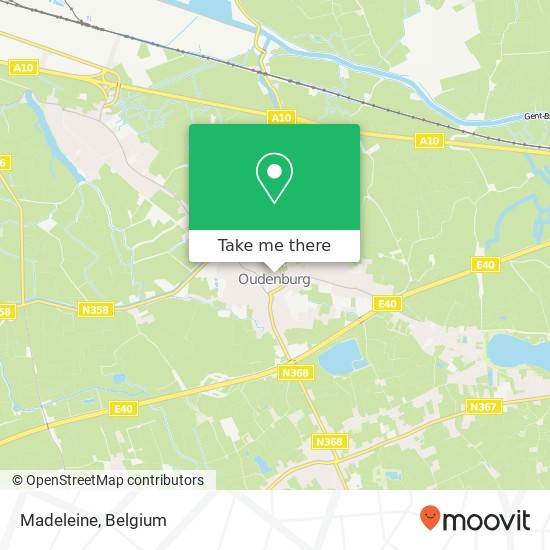 Madeleine, Mariastraat 9 8460 Oudenburg map