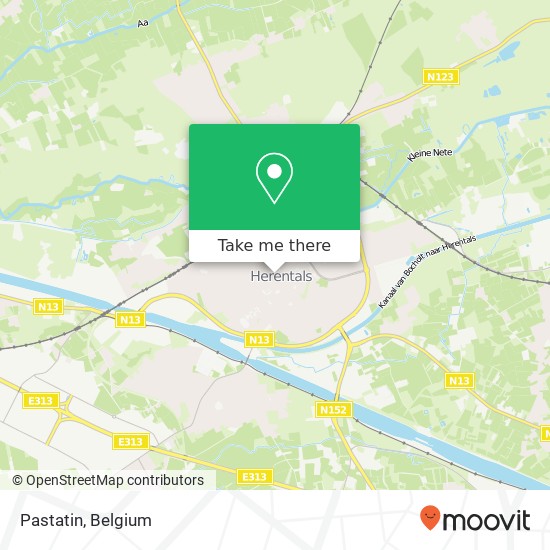 Pastatin, Zandstraat 5 2200 Herentals map