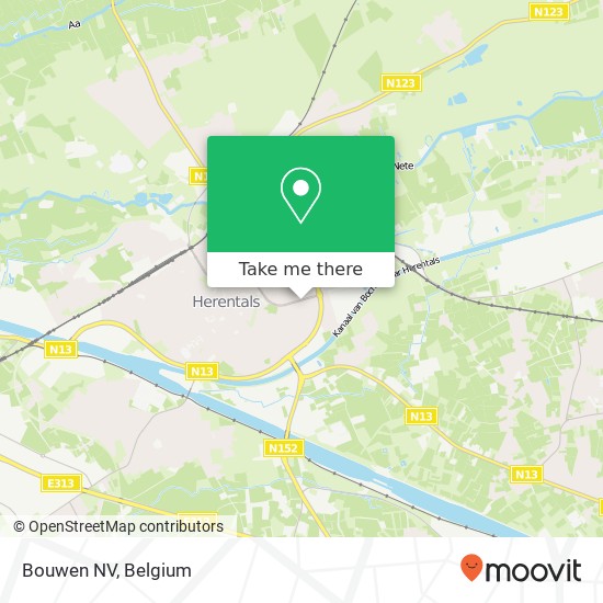 Bouwen NV, Augustijnenlaan 2200 Herentals plan