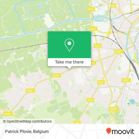 Patrick Plovie, Gistelse Steenweg 636 8200 Brugge plan