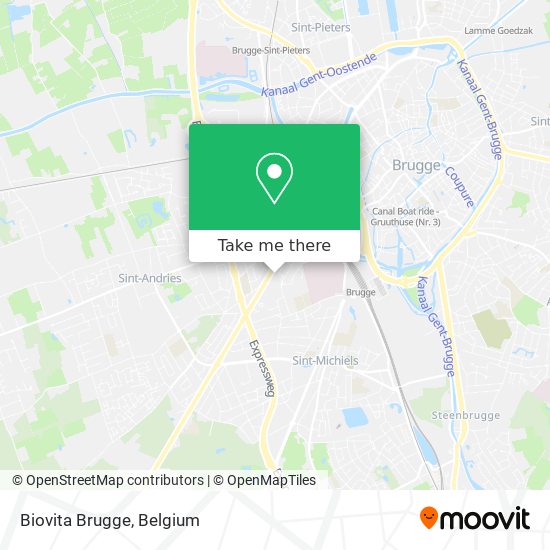 Biovita Brugge map