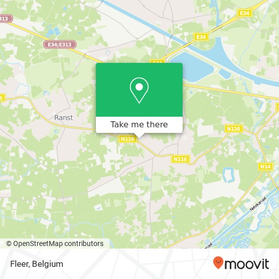 Fleer, Antwerpsesteenweg 59 2520 Ranst map
