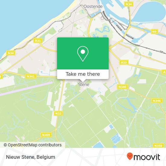 Nieuw Stene, Zilverlaan 5 8400 Oostende map