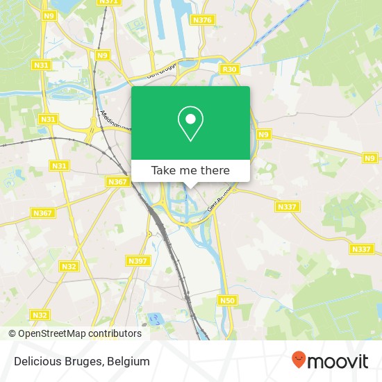 Delicious Bruges, Wijngaardstraat 14 8000 Brugge map