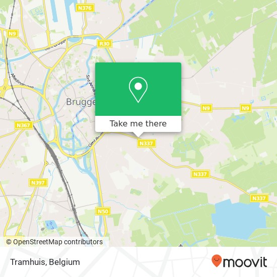 Tramhuis map