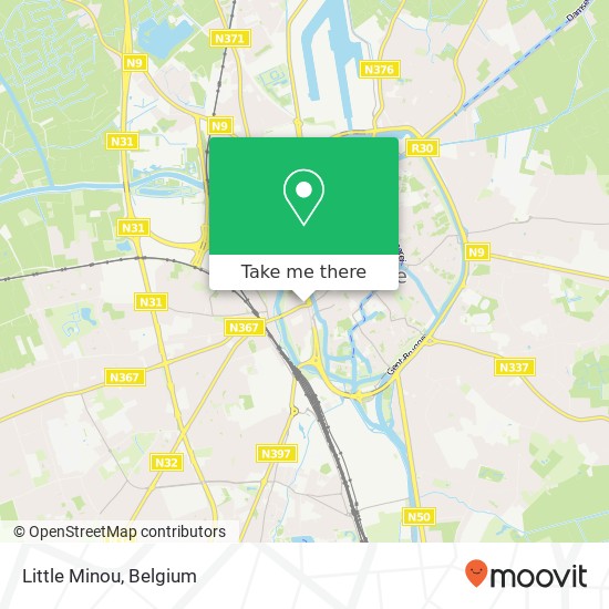 Little Minou, Smedenstraat 10 8000 Brugge map