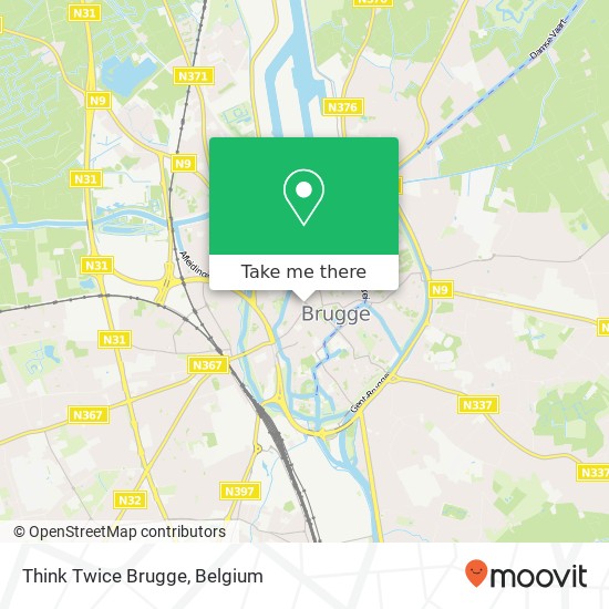 Think Twice Brugge, Sint-Jakobsstraat 21 8000 Brugge map