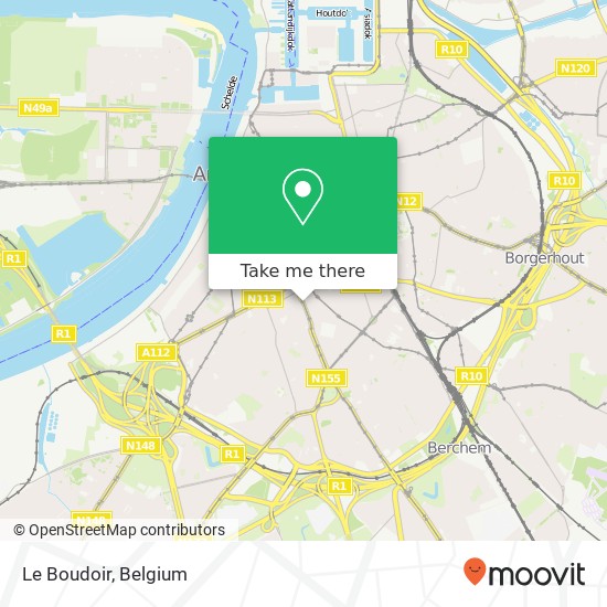 Le Boudoir, Mechelsesteenweg 78 2018 Antwerpen plan
