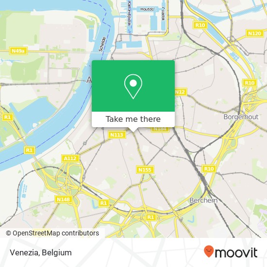 Venezia, Mechelsesteenweg 37 2018 Antwerpen map