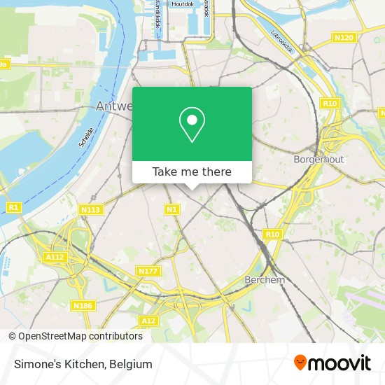 Simone's Kitchen map