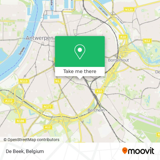 De Beek map